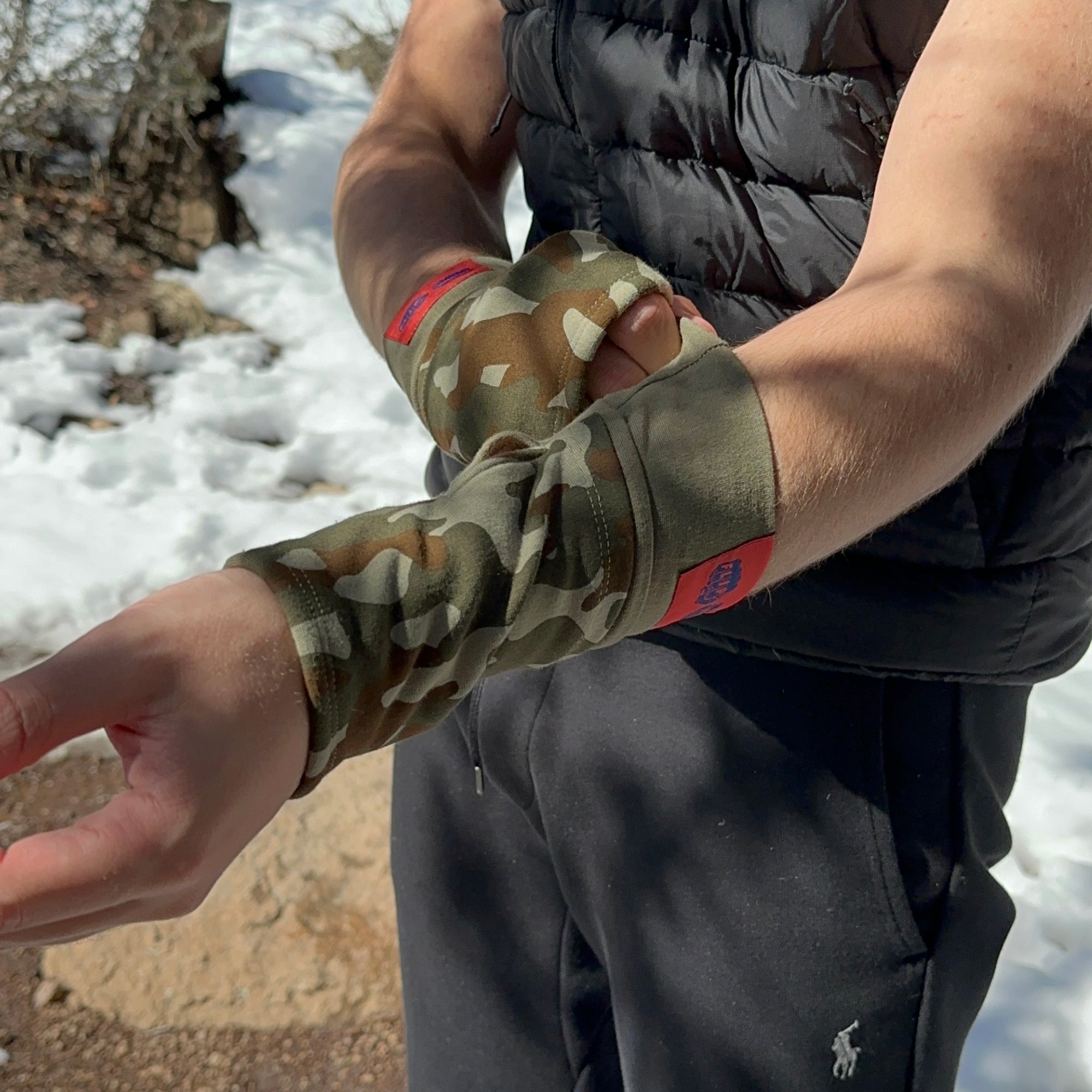 2 PACK: CAMO & SKELLY - FLIPMITS