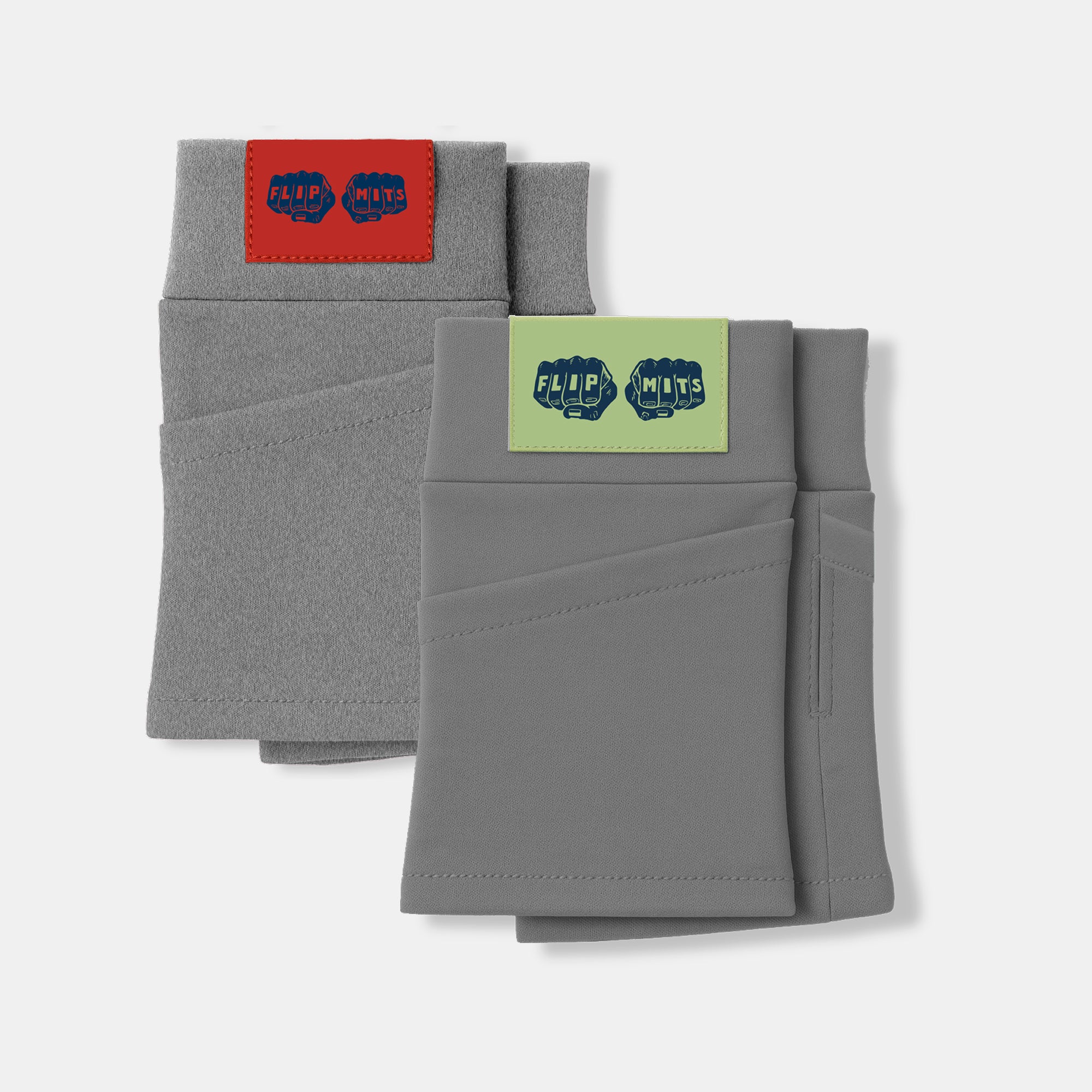 2 PACK: GRAY HYPER-LITE & ALL-SEASON FLIPMITS