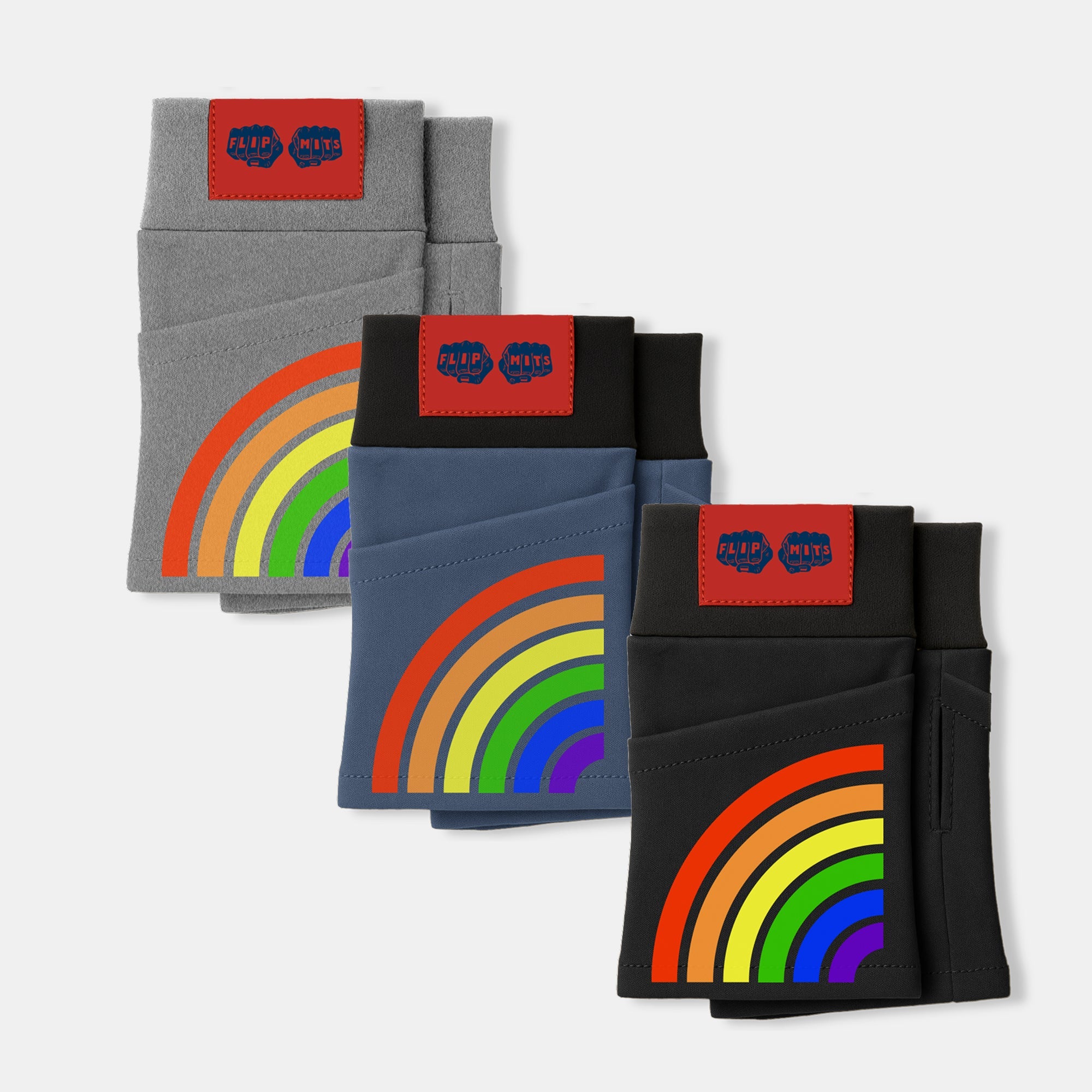 3 PACK : TRIPLE RAINBOW - FLIPMITS