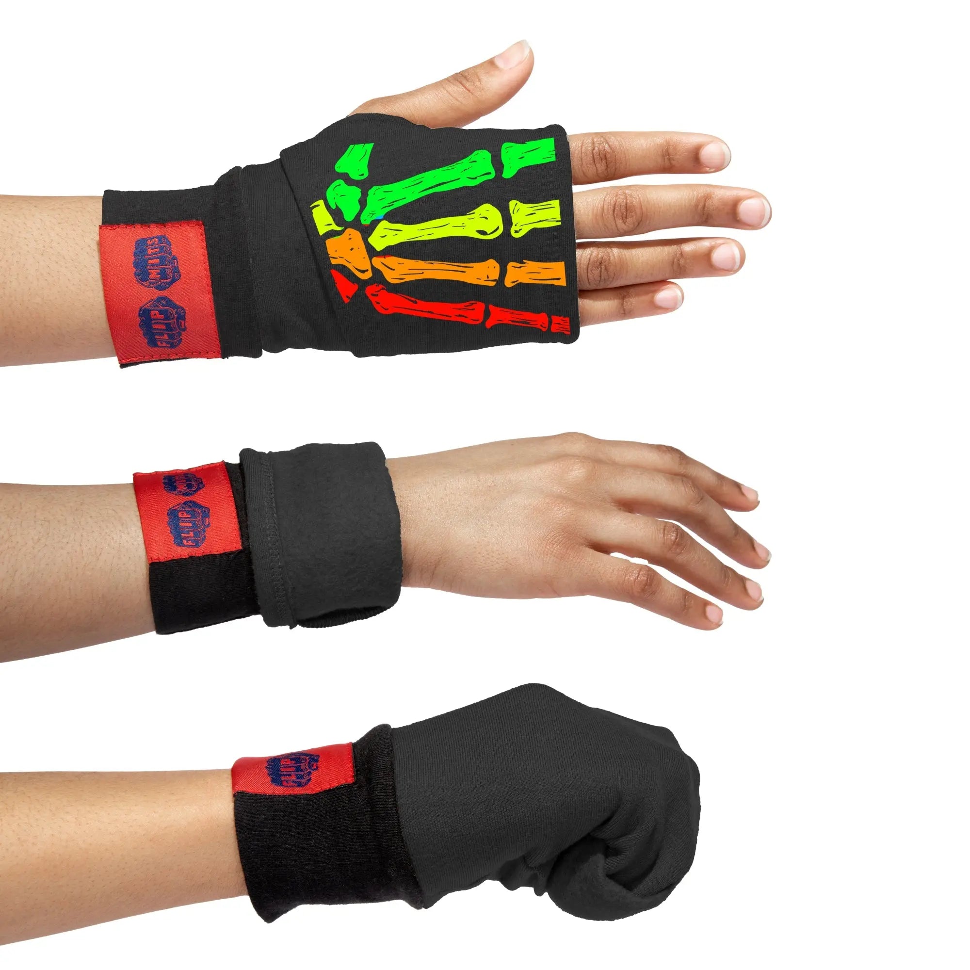 RAINBOW SKELLYHANDS FLIPMITS - FLIPMITS