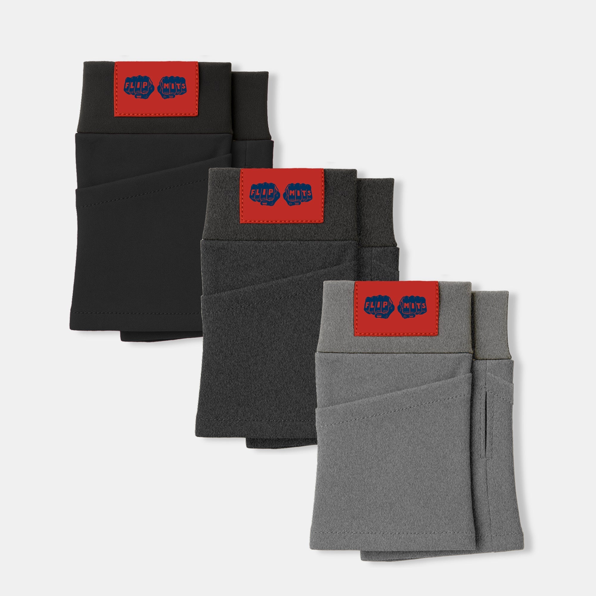 3 PACK : SHADES OF GRAY - FLIPMITS