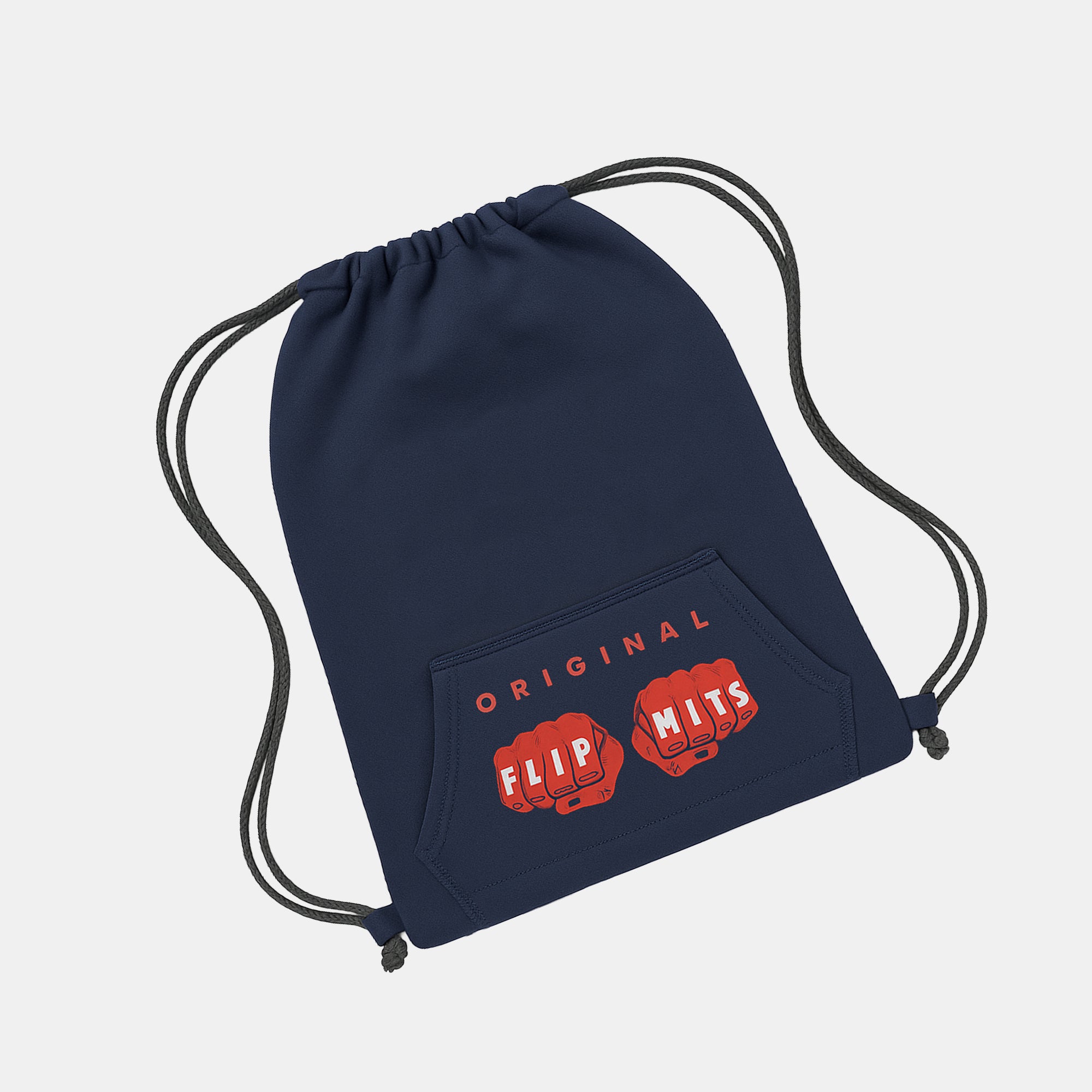 Hoody-Style Drawstring Bag