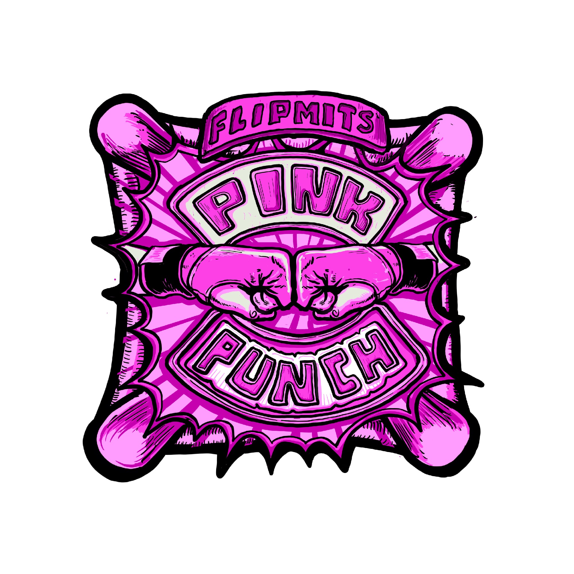 Pink-Punch Sticker