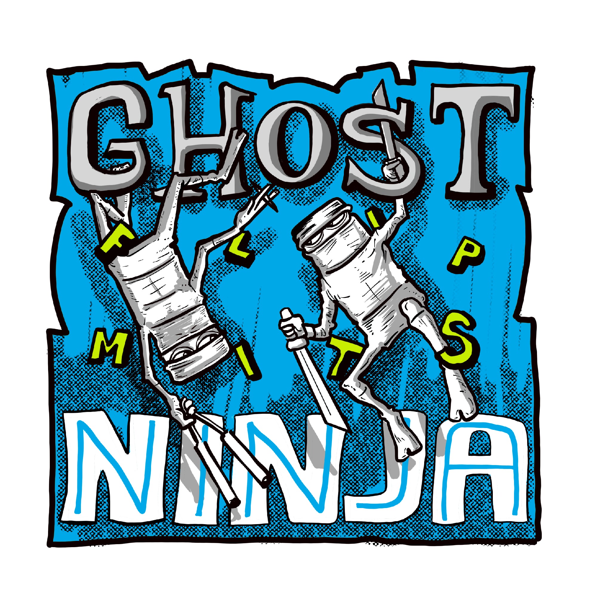 Ghost Ninja Sticker
