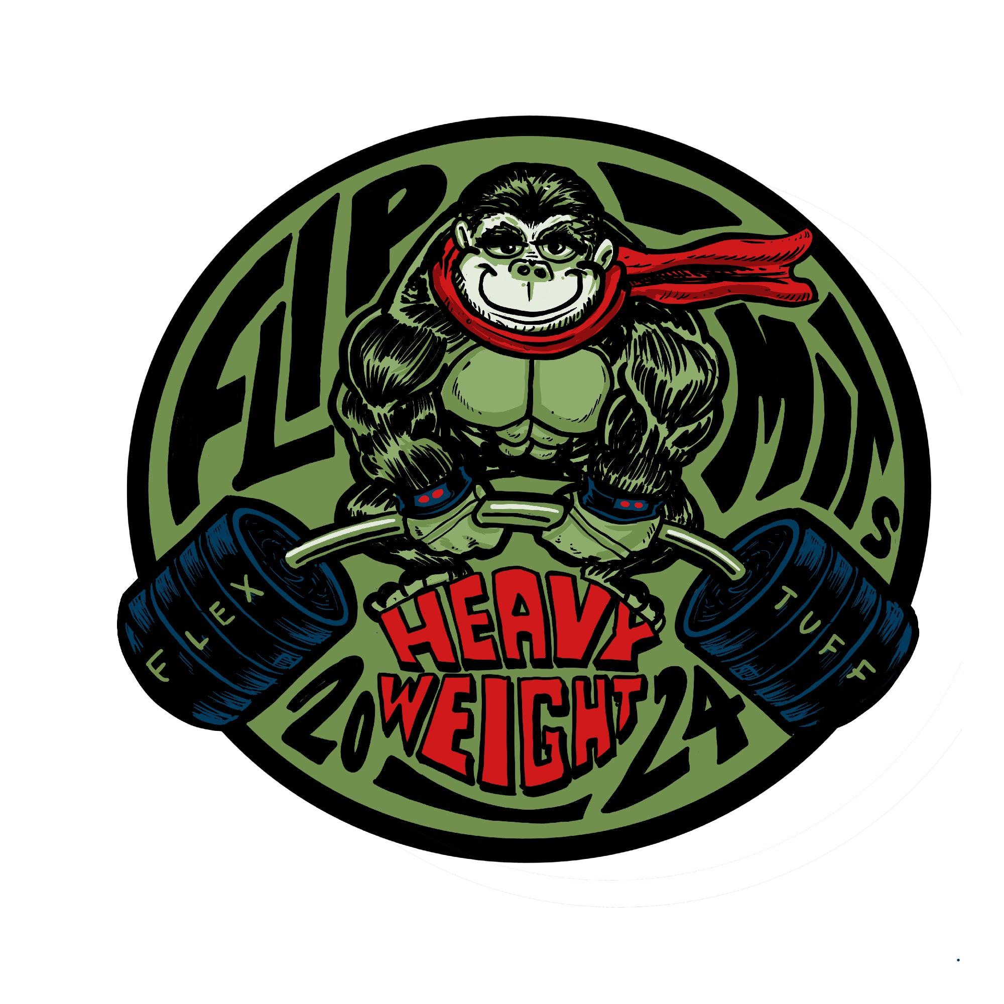 HeavyWeight Gorilla Sticker
