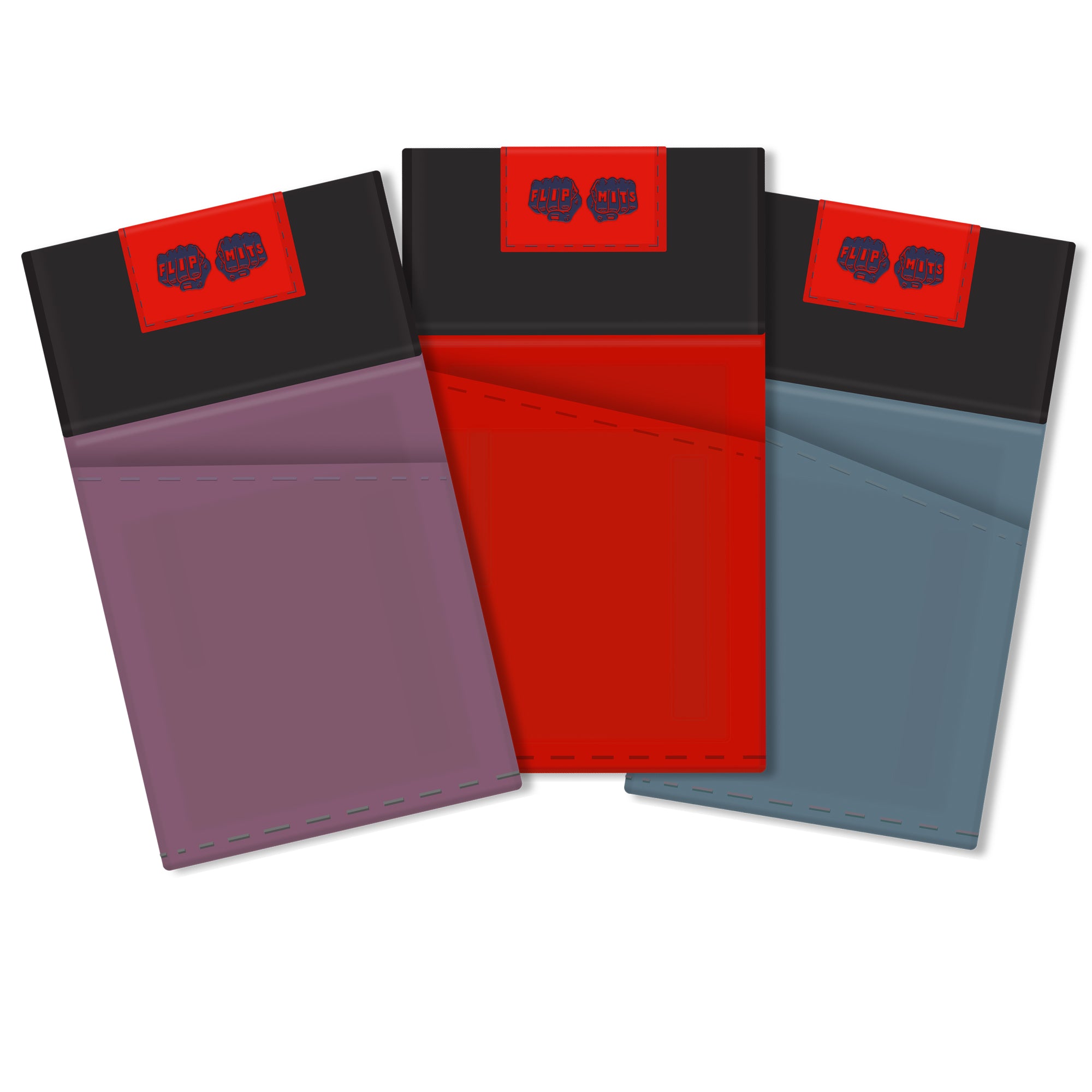 3-PACK : PURPLE, RED & BLUE