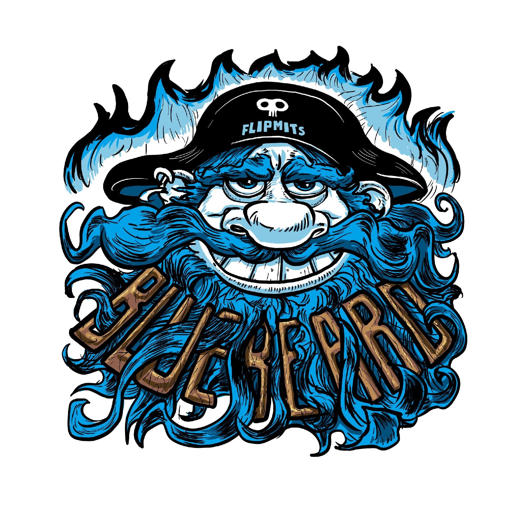 Bluebeard Sticker - FLIPMITS