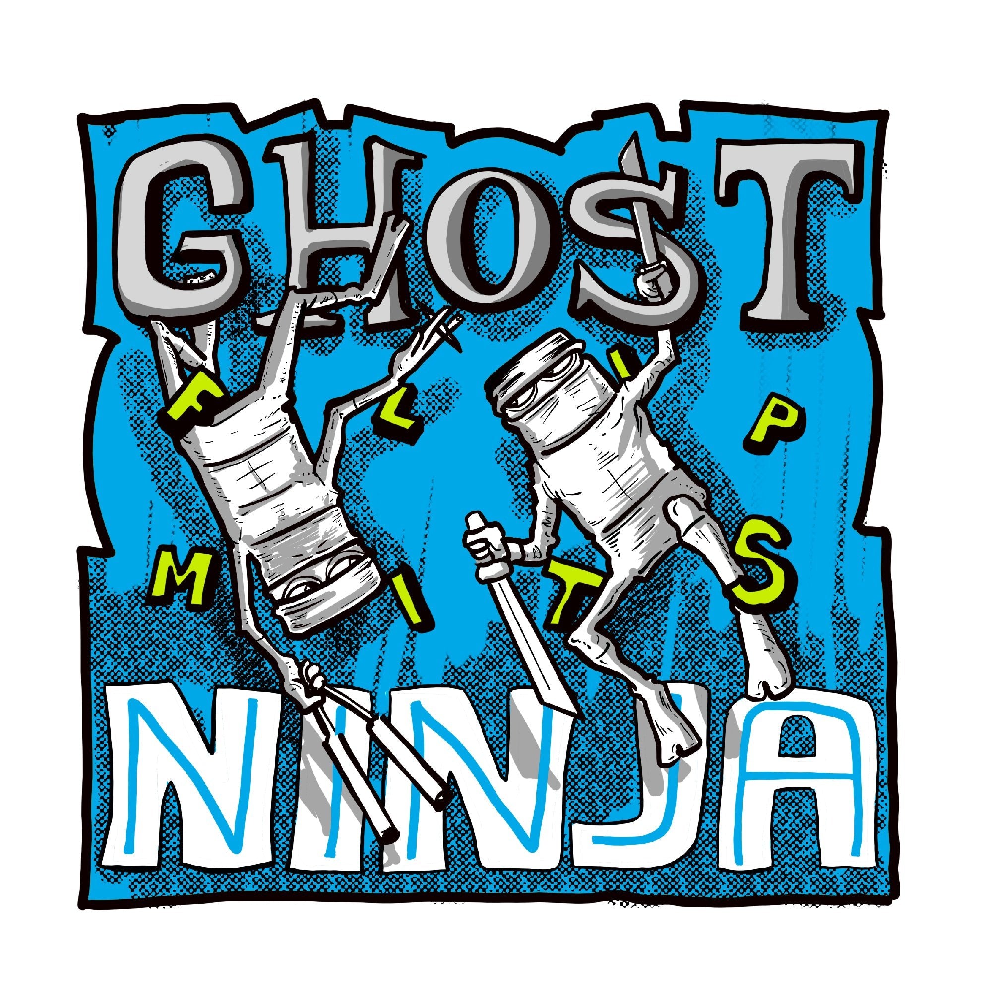 Ghost Ninja Sticker - FLIPMITS