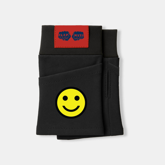Happy Hands Black — ALL-SEASON Flipmits