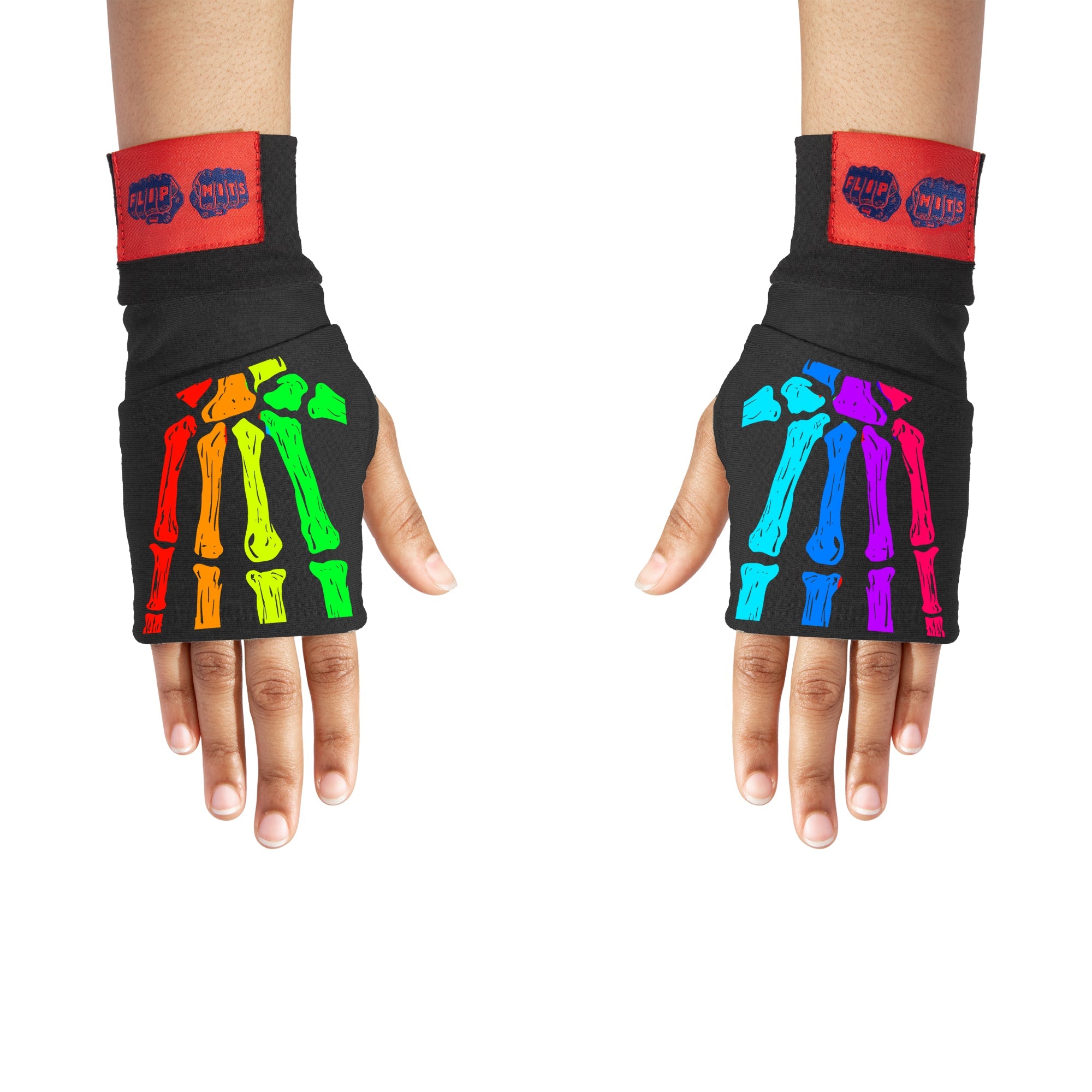 RAINBOW SKELLYHANDS FLIPMITS - FLIPMITS